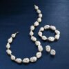 13-14mm Baroque Pearl Bracelet with 14kt Gold – Perfect for Daily Wear