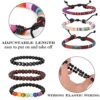 Jstyle 15Pcs Ethnic Tribal Bead Bracelet for Men Women