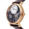 Timeless Luxury: Breguet Custom GMT Guide Skeletal Dial Leather Mens Watch
