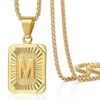 Trendsmax Initial Letter Pendant Necklace