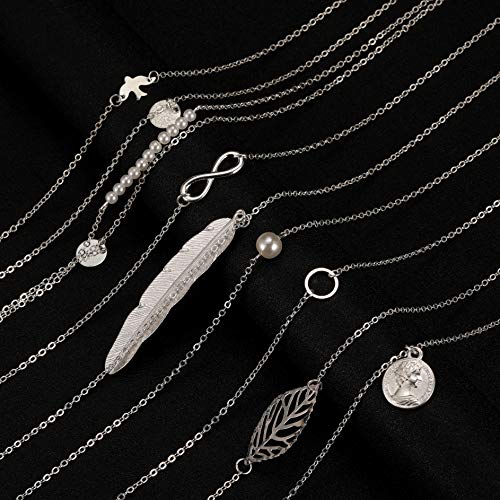 Starain 16Pcs Layered Choker Necklace for Women