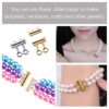 8 Pieces 4 Sizes Slide Clasp Lock Necklace Connector