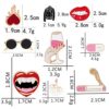 JLJ Enamel Pin Set: Add Whimsy to Your Style with Cute Vampire, Skull, and Witch Brooches for Parties and Costume Decor