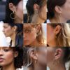 Stylish 6-Piece Glowing Ear Cuff Set: No-Piercing Helix Earrings for Unique Fashion