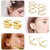 18 Pairs Ear Cuff, Roctee 6 Styles Cartilage Clip On Earrings