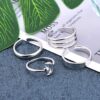 LAURITAMI Summer 4pcs Adjustable Toe Ring for Women