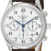 Automatic Silver Dial Mens Watch Longines Master Chronograph