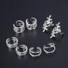 Fake Lip Cartilage Tragus Helix Body Jewelry Set