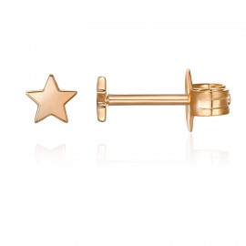 PAVOI 14K Gold Plated Star Stud Earrings