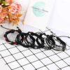 Jstyle 28Pcs Braided Leather Bracelet for Men Women