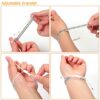 Unveiling the Ocean-Proof Elegance of the 12-Piece Wave Strand Bracelet Set! ?✨