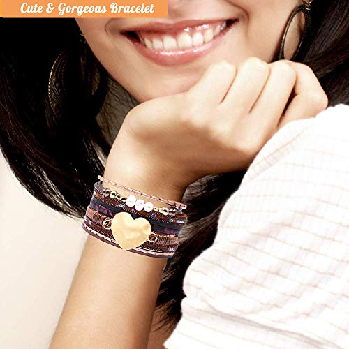 Heart of Love Leather Wrap Bracelet: A Timeless Gift of Love
