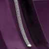 Ross-Simons 14kt White Gold Double Flat-Wheat Link Bracelet