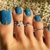 Anicina Various Types Band Ring Set Foot Jewelry