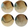 Gold Star Pearl Choker Necklace -4 Pieces Set