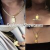 Personalized Elegance: Initial Letter Pendant Necklace in Gold ?