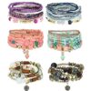 Bohemian Stackable Bead Bracelets Set Boho Bracelet Jewelry