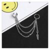 Vintage Tassel Ear Cuff Crawler Climer Earring Multi Layered Chain Drop