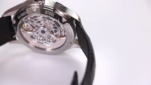 Agelocer Men's Top Brand Stainless Steel Skeleton Mechanical Luxury Watch