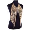 Halter Backless Tank Top Bra Body Chain Necklace