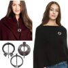 3 Pack Vintage Viking Brooches Pins Medieval Cloak