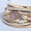 Bohemian Wrap Magnetic Bracelet Faux Suede Leather