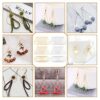 120pcs Earrings Beading Hoop Earring
