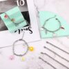 Bracelet Link Chains Silver DIY Christmas Charms