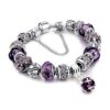 Mother Charms Bracelet for Girls and Women Murano Glass Beads