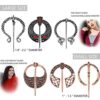 Vintage Viking Brooches Cloak Pins Scarf Pin