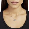 SWAROVSKI Ladies's Symbolic Evil Eye Pendant Necklace – Elegant Protection & Timeless Style