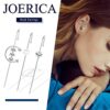 Hook Earrings for Women Wave Cuff Gold Plated