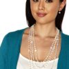 HinsonGayle"Destiny" Handcrafted 4-Strand Pearl Necklace