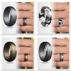 Breathable Men's Silicone Wedding Rings - Ideal for Workouts, 1-4-7 Pack, Perfect Gift for Any Occasion