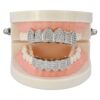 JINAO 18K Gold Plated Macro Pave CZ Iced-Out Grillz