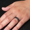 HZMAN 8mm Moon Star Sun Statement Ring