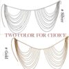 Rhinestone Body Chain Crystal Sexy Layered Waist Chain