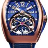 18K Rose Gold Skeleton Franck Muller Vanguard Mens Automatic