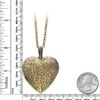 Flowers Heart King Locket Pendant Necklace Charm