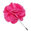 ZAKIA 12pcs Males's Flower Lapel Pin Brooch Handmade