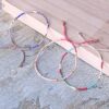 KELITCH 3 Pcs Mix Bead Bracelets Handmade Cuff Bracelet