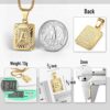 Trendsmax Initial Letter Pendant Necklace