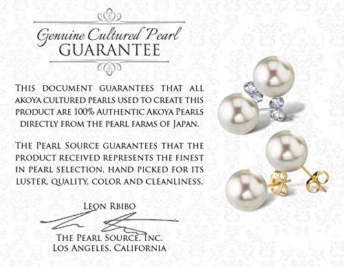 Elegance in Miniature: 14K Gold Akoya Pearl Stud Earrings for Kids