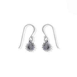 Boma Jewelry Sterling Silver Sunflower Dangle Earrings