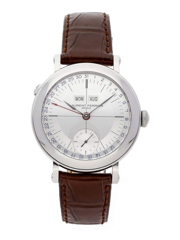 Hand-Winding Silver Dial Watch Laurent Ferrier Galet Mechanical