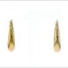 Ross-Simons 14kt Yellow Gold Graduated Hoop Earrings