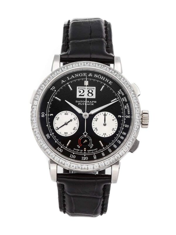 Lange & Sohne Datograph Black Dial Watch Mechanical