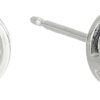Blue Sapphire Birthstone Stud Earrings