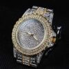 Round Luxury Women Watch Crystal Rhinestone Diamond