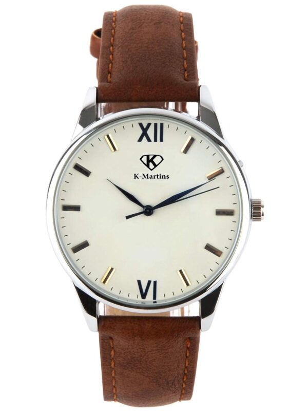 K-Martins Mens Wrist Watch -Quartz Analog Roman Numeral